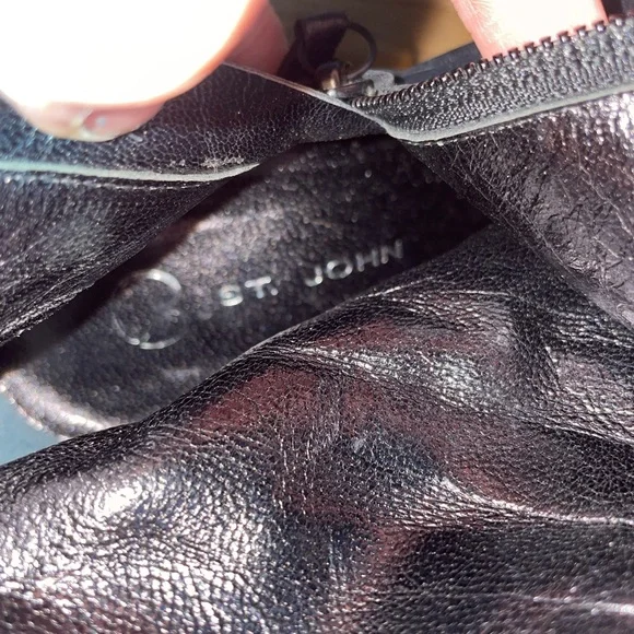 ST.John Heeled Black Boots Womens Size EU 36.5 - Picture 6 of 6